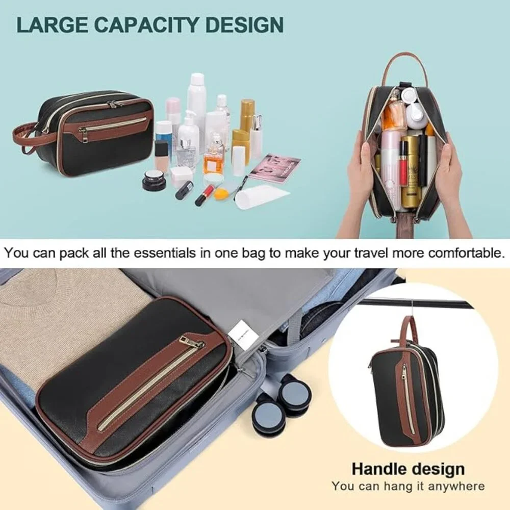 ✨ NWT CLUCI Toiletry Bag with Hanging Hook - Travel Organizer ✨